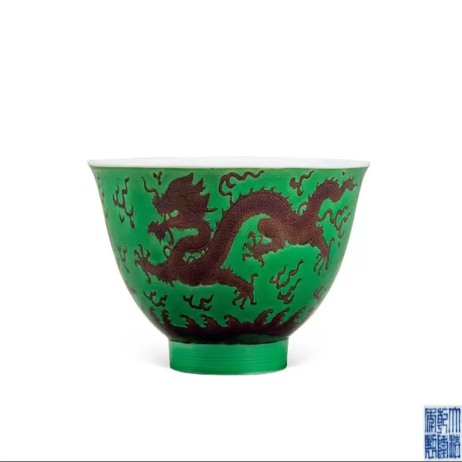 绿地紫龙碗