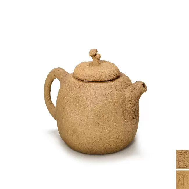 裴石民制段泥供春壶