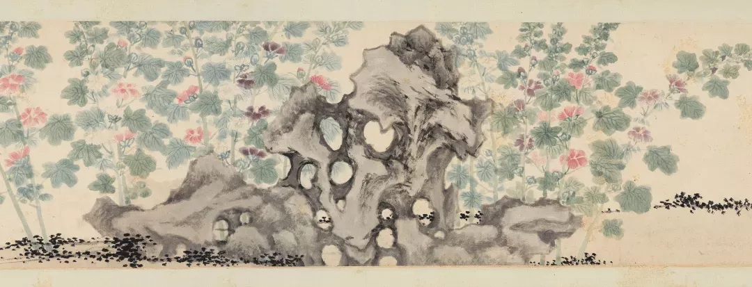 张学良“定远斋”旧藏——沈周《葵花图》卷：一花藏世界，一葵映孤忠