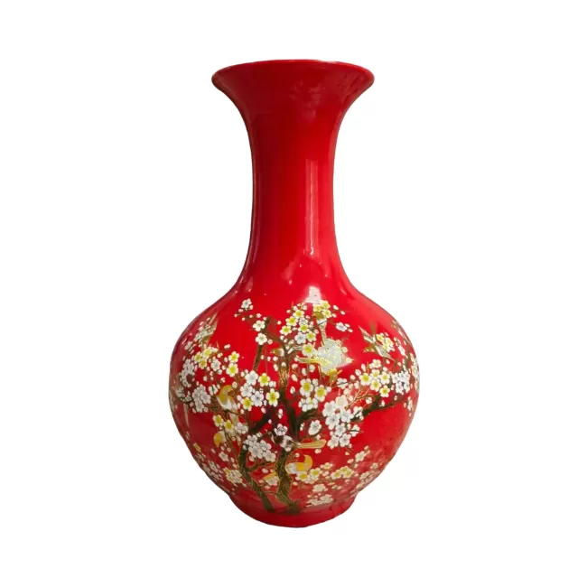 工艺美术师李智《时时报喜》赏瓶